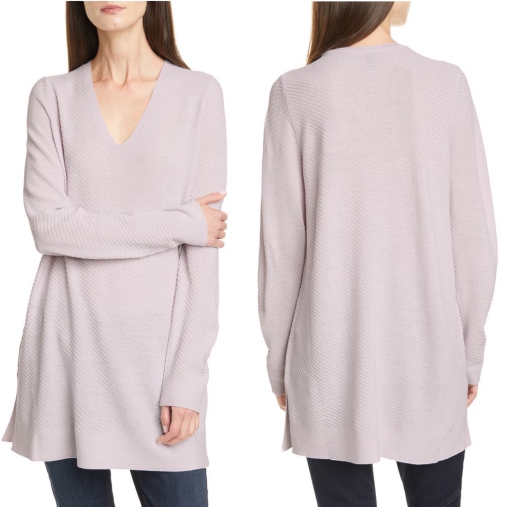 Eileen Fisher Merino Wool Tunic Sweater